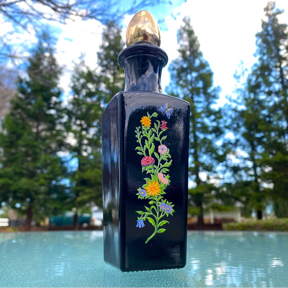 Avon VINTAGE Floral Perfume Bottle